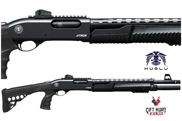 HUĞLU ATROX TAKTİK PLUS PISTOL GRIP POMPALI AV TÜFEĞİ
